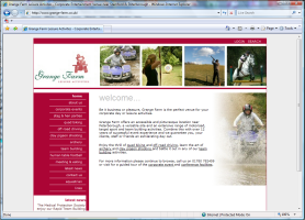 Screenshot of www.grange-farm.co.uk