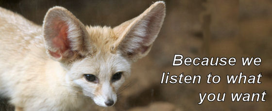 Myriad listen to what you want