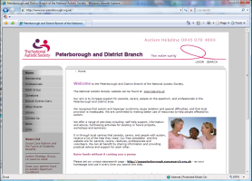 Screenshot of www.nas-peterborough.org.uk